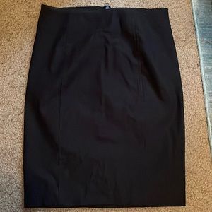 Stretchy Bodycon skirt Y2K size S exposed zipper style black